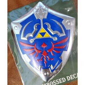 The Legend of Zelda Hylian Shield Embossed Decal Culturefly Nintendo Sealed